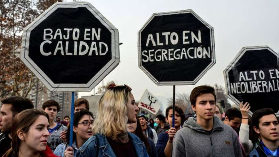 Protestas educación